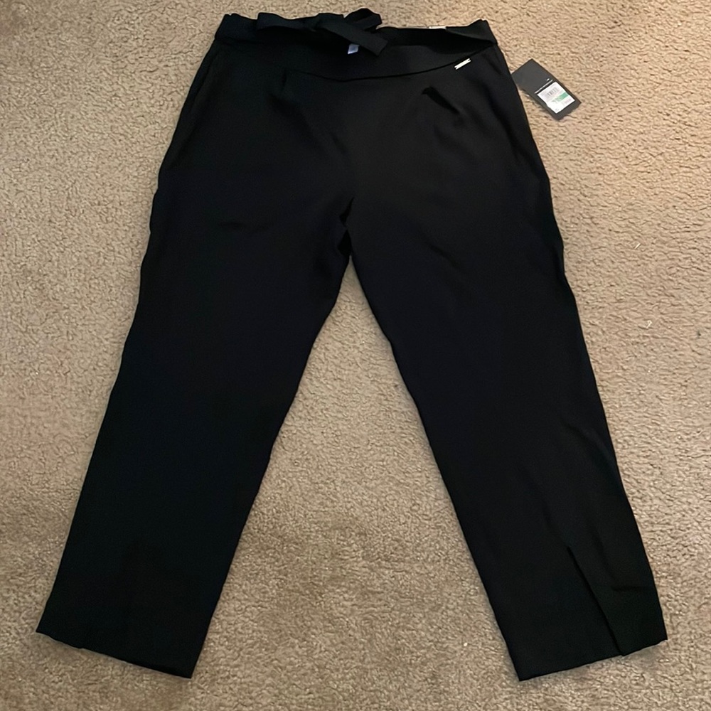 Nine West black cropped pants